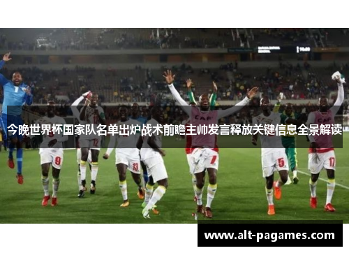 今晚世界杯国家队名单出炉战术前瞻主帅发言释放关键信息全景解读