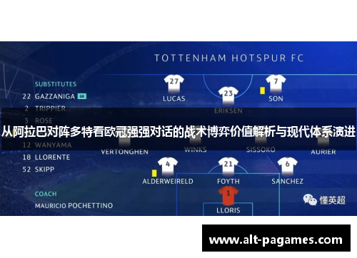 从阿拉巴对阵多特看欧冠强强对话的战术博弈价值解析与现代体系演进
